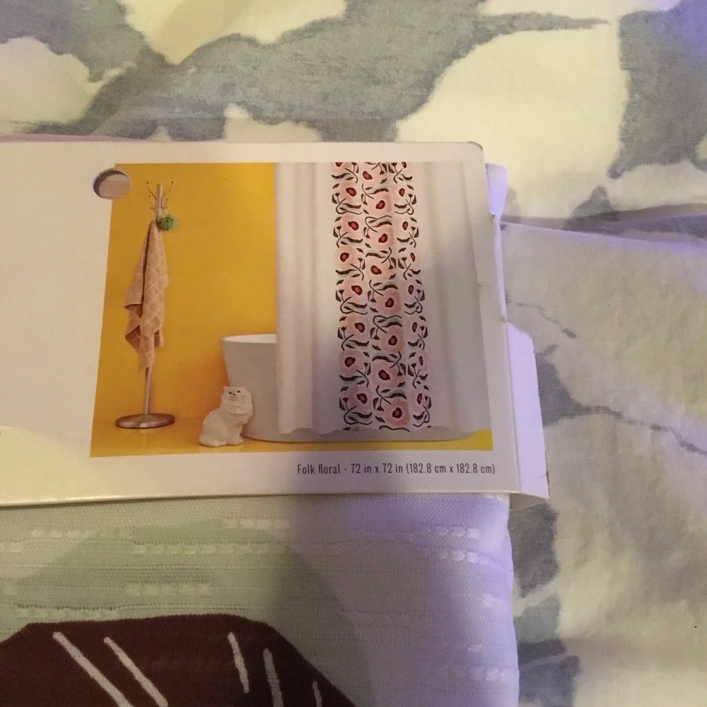Room essentials shower curtain